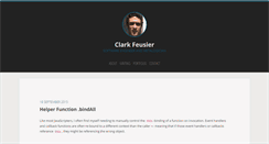 Desktop Screenshot of clarkfeusier.com